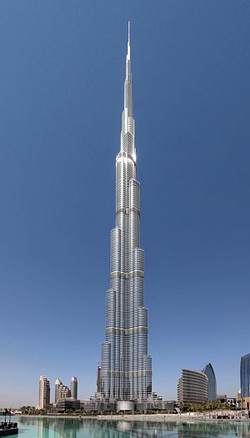 Photo of the Burj Khalifa in the United Arab Emirates