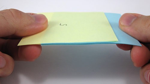 sticky note friction experiment